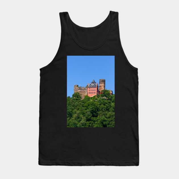 Schönburg, castle, Oberwesel, Middle Rhine, Rhine, Rhineland-Palatinate, Germany Tank Top by Kruegerfoto